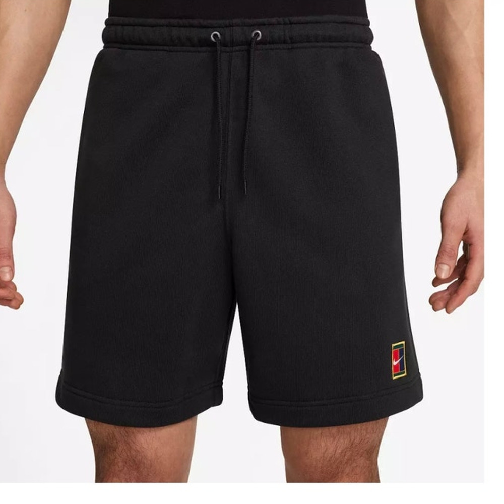 Nike Men's NikeCourt Heritage Dri-FIT Fleece Tennis Shorts XL - Picture 6 of 10